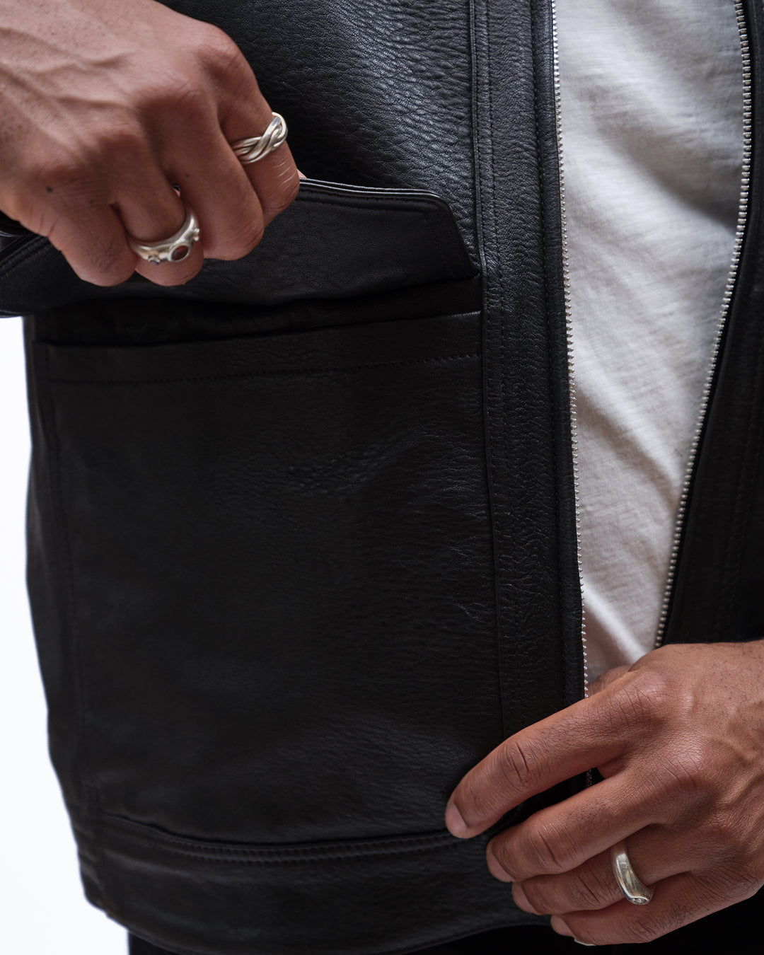 Leather Cruiser Jacket