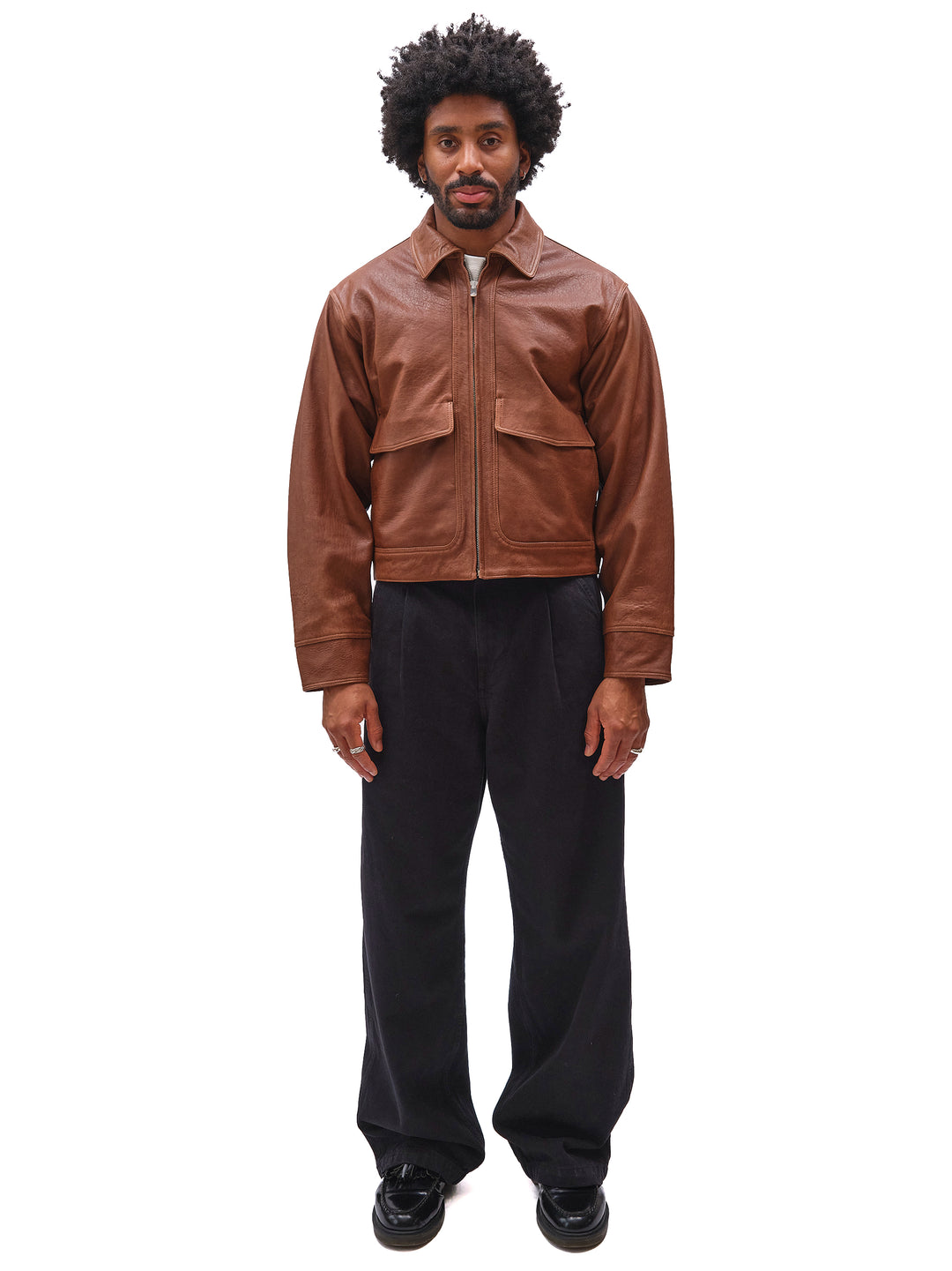 Leather Cruiser Jacket