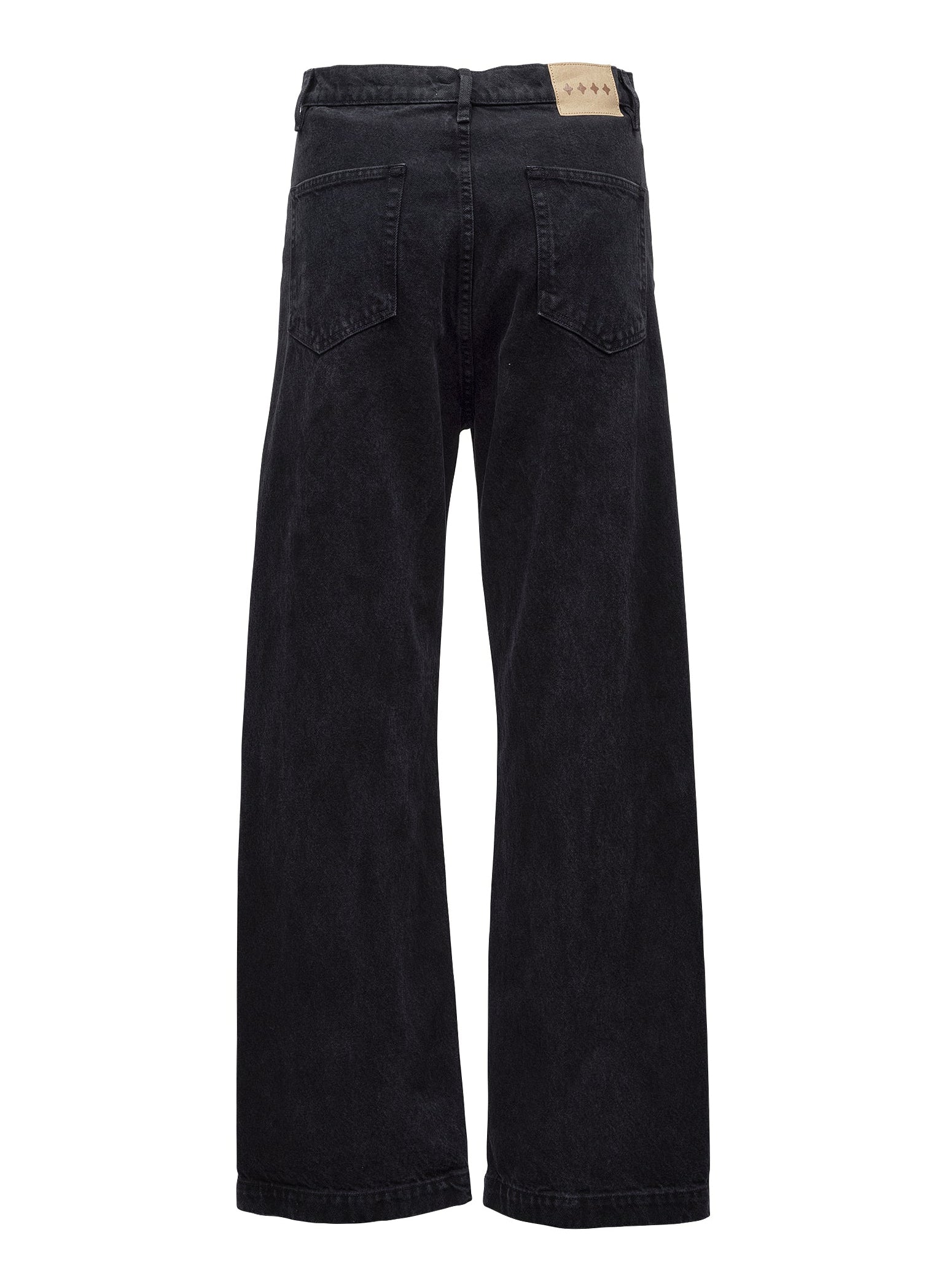 Javier Wide Leg Jeans - Rinsed Black – BARE KNUCKLES