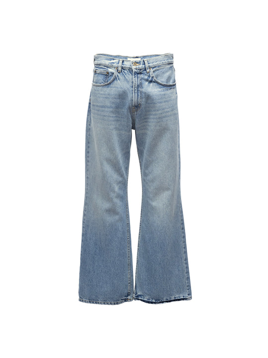 Serge Loose Bootcut Jeans - Dusk Indigo