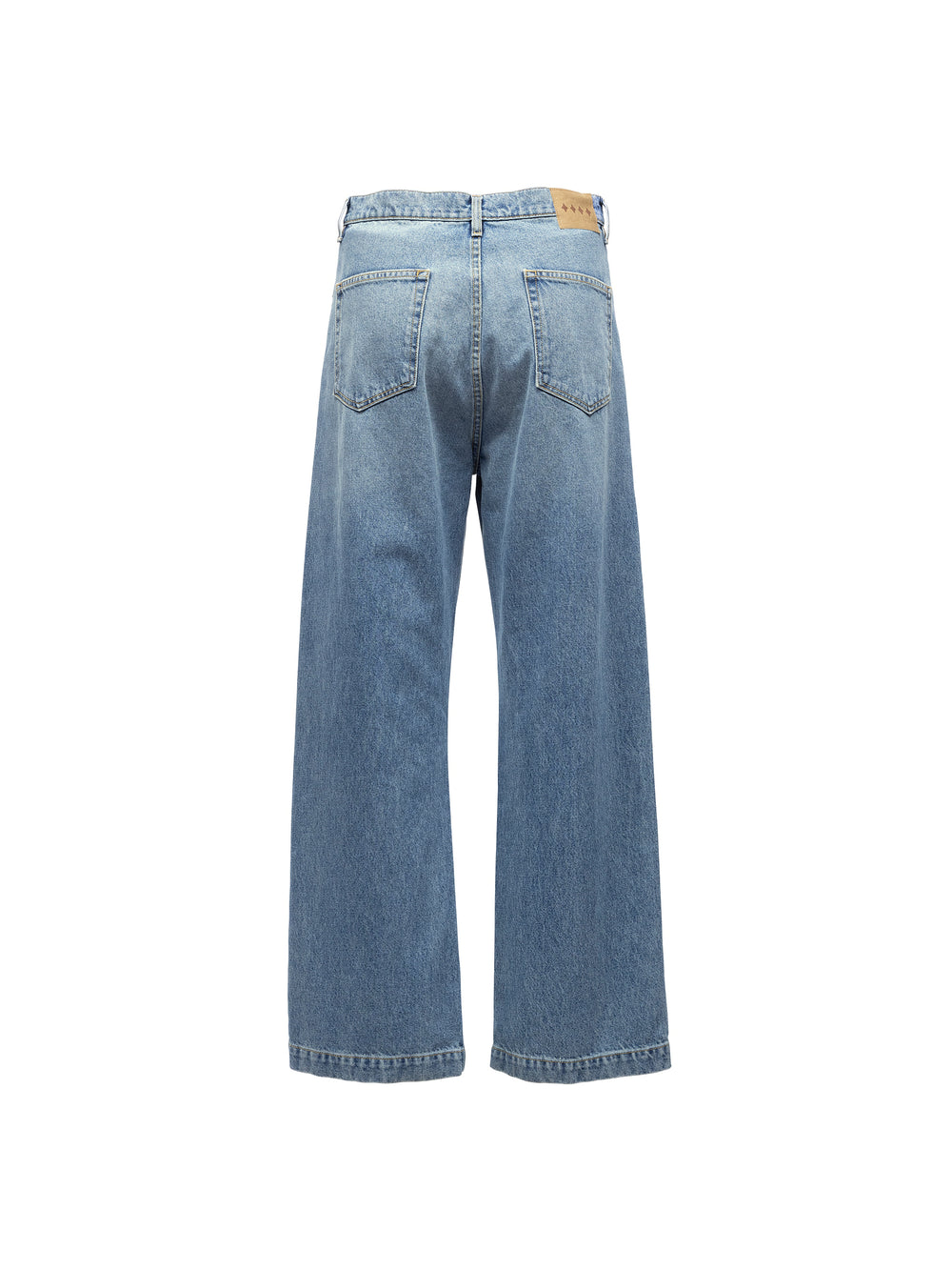 Javier Wide Leg Jeans - Light Wash Indigo