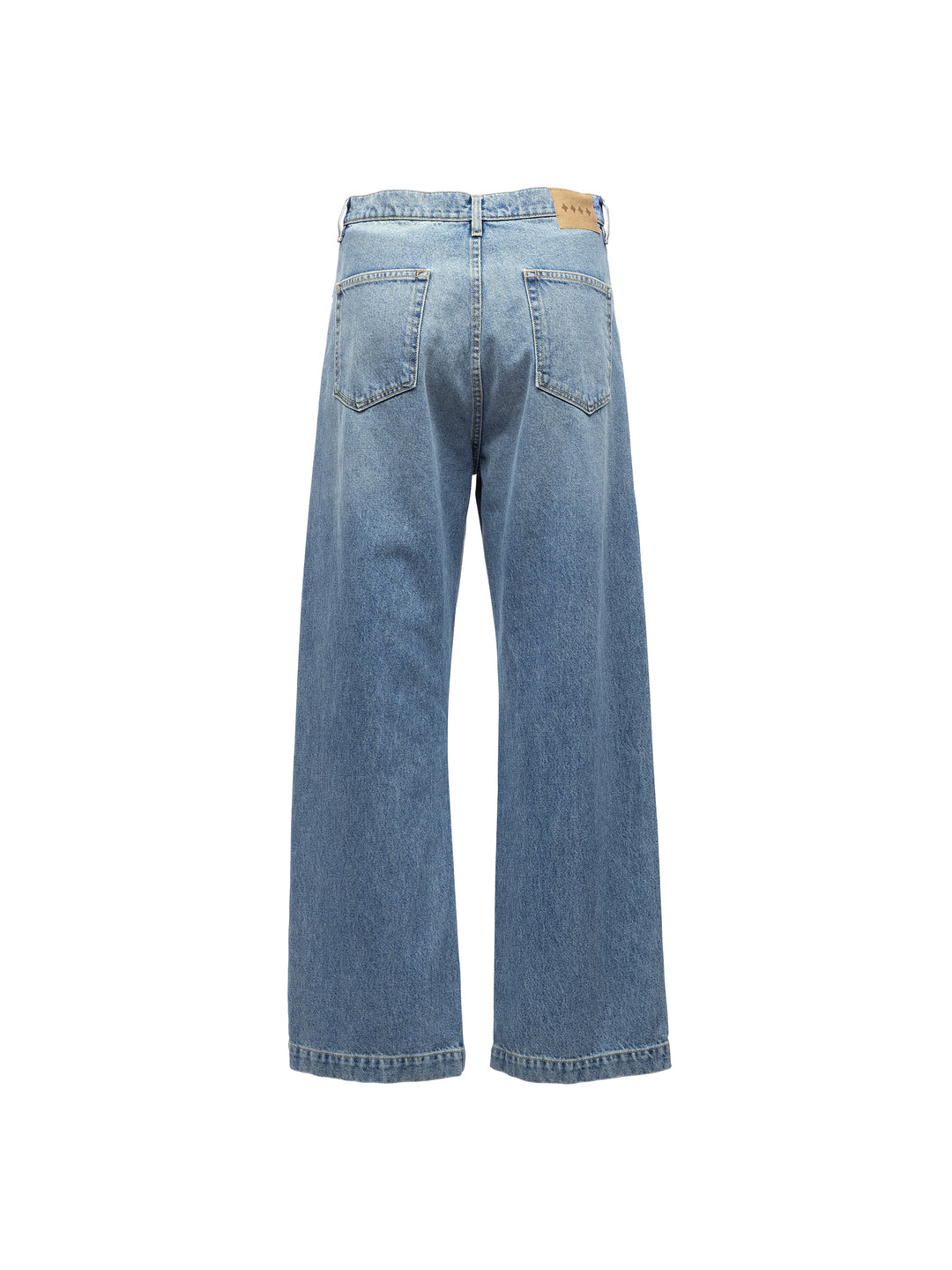 Javier Wide Leg Jeans - Light Wash Indigo